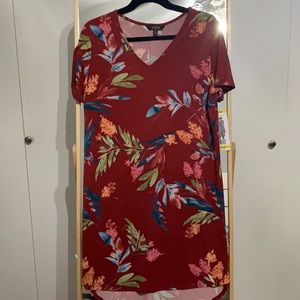 Summer red dress/Christian Siriano